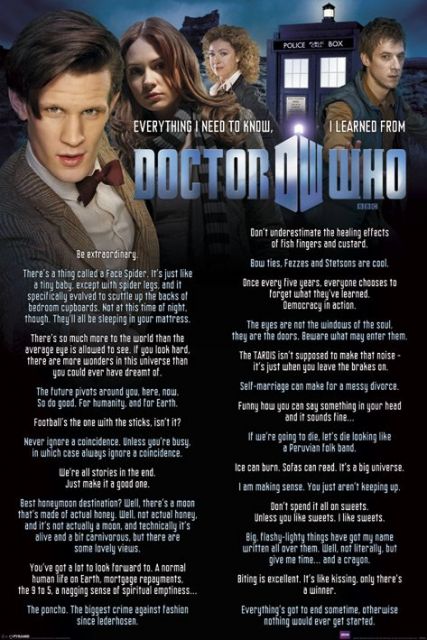 plakat z serialu Doctor Who
