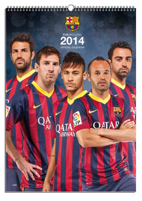 FC Barcelona - oficjalny kalendarz 2014