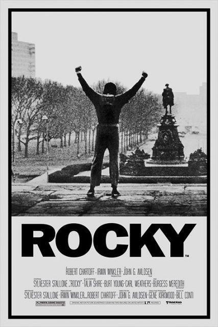 plakat na ścianę z filmu Rocky