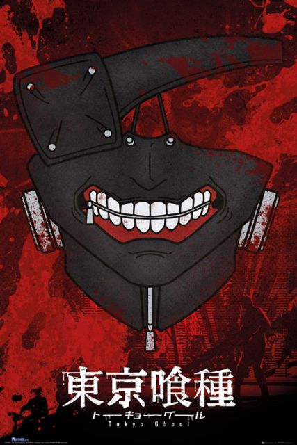 tokyo ghoul mask - plakat