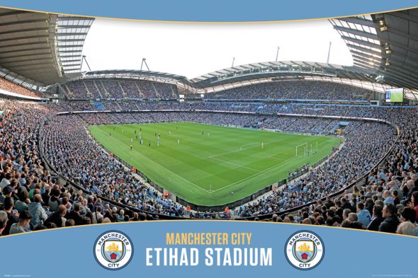 Manchester City Etihad Stadium - plakat