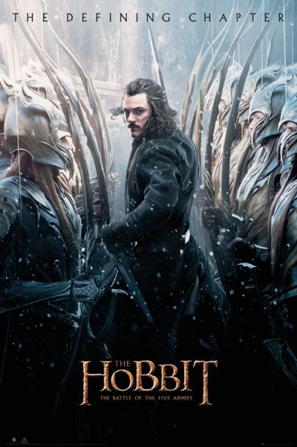 Hobbit Bitwa Pięciu Armii Bard - plakat