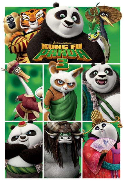 kung fu panda - plakat dla dziecka