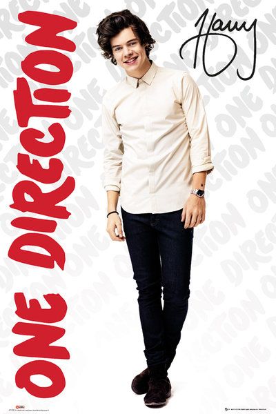 Plakat przedstawiający Harrego z zespołu One Direction