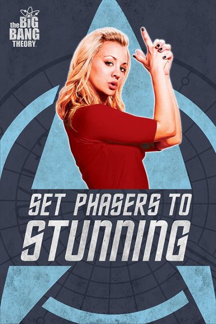 Plakat z Penny The Big Bang Theory Set Phasers to Stunning