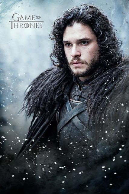 Gra o tron Jon Snow - plakat