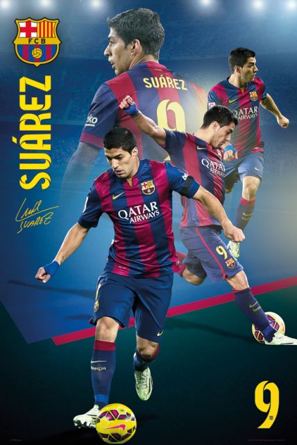 FC Barcelona (Luis Suarez, sezon 2014/2015) - plakat