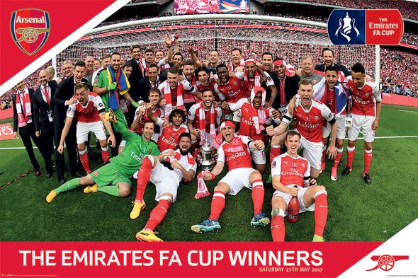 Arsenal FC FA Cup Winners - plakat piłkarski