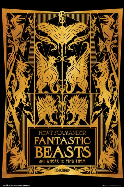Fantastic Beasts 2 Book Cover - plakat 61x91,5 cm