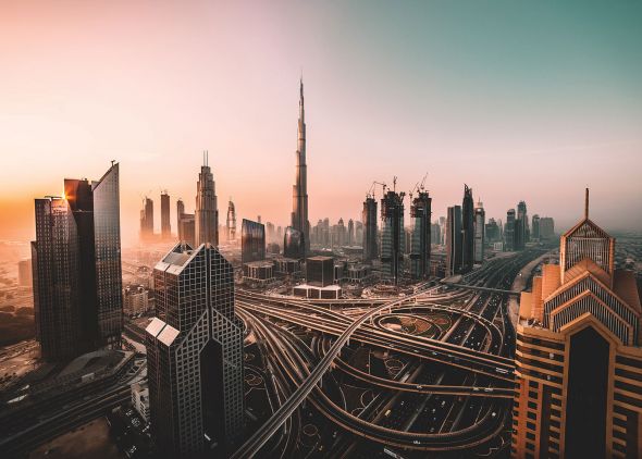 Dubai Sunrise - plakat