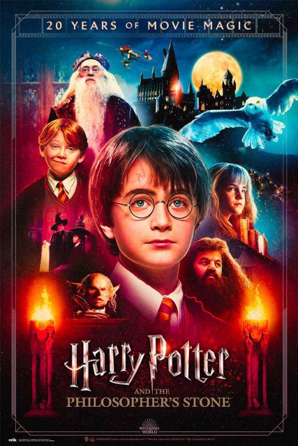 Harry Potter The Philosopher's Stone 20th Anniversary - plakat