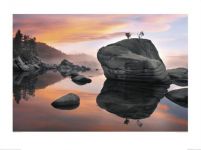 Lake Tahoe Sunset, Bonsai Rock Elizabeth Carmel - reprodukcja