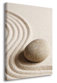 Wzory na piasku - Obraz na płótnie