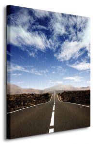 Droga po horyzont - Obraz na płótnie