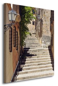 Schody, Tarragona, Hiszpania - Obraz na płótnie