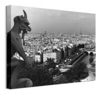 Obraz autorstwa Heiko Lanio zatytułowany View From Notre-Dame, Paris o wymiarach 40x30 cm