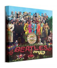 The Beatles Sgt. Pepper - obraz na płótnie w rozmiarze 40x40 cm