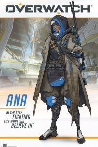 Overwatch Ana - plakat gamingowy