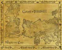Game Of Thrones Antique Map - plakat z serialu