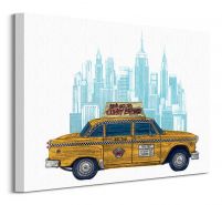 Taxi New York - obraz na płótnie