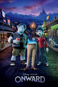 Bajkowy plakat Onward adventure Disney Pixar Ian i Barley Lightfoot
