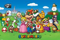 Super Mario Characters - plakat
