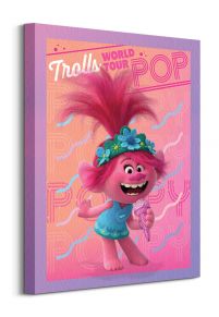 Trolls World Tour Poppy - obraz na płótnie