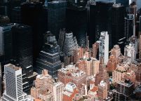 Budynki w Nowym Jorku - plakat