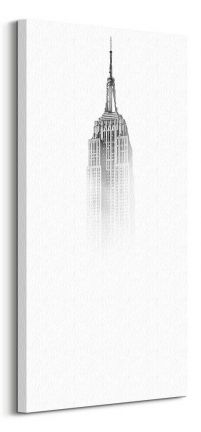 Empire State Building we mgle - obraz na płótnie