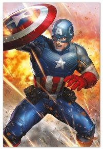 Marvel Captain America Under Fire - plakat