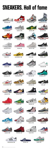 Sneakers Hall Of Fame - plakat