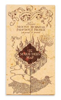 Harry Potter Mapa Huncwotów - mapa