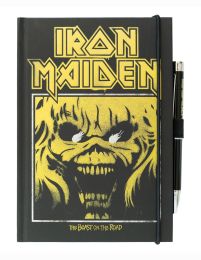 Iron Maiden - notes z długopisem