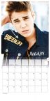 Styczniowa karta kalendarza z Justinem Bieberem na 2019 rok