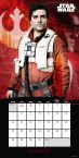 Strona kalendarza Gwiezdne Wojny Ostatni Jedi z Poe Dameron'em