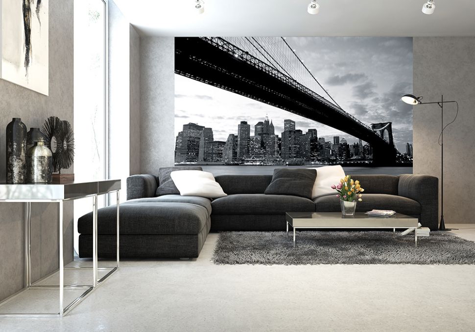 Fototapeta przedstawia Brooklyn Bridge w Nowym Yorku