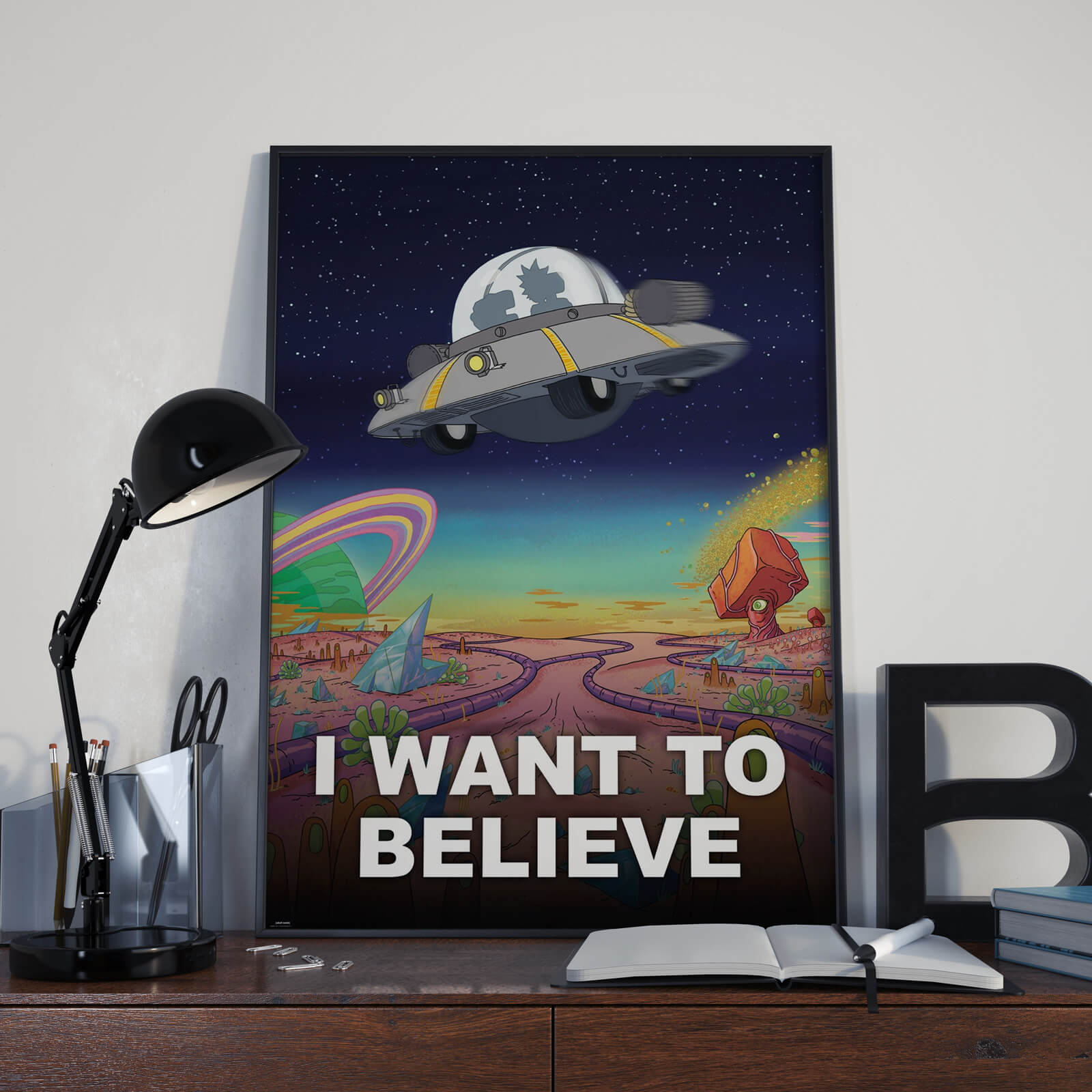 Plakat Rick and Morty I Want To Believe