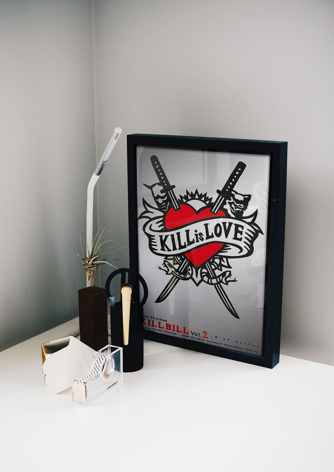 Lustro w ramie Kill Bill Kill Is Love