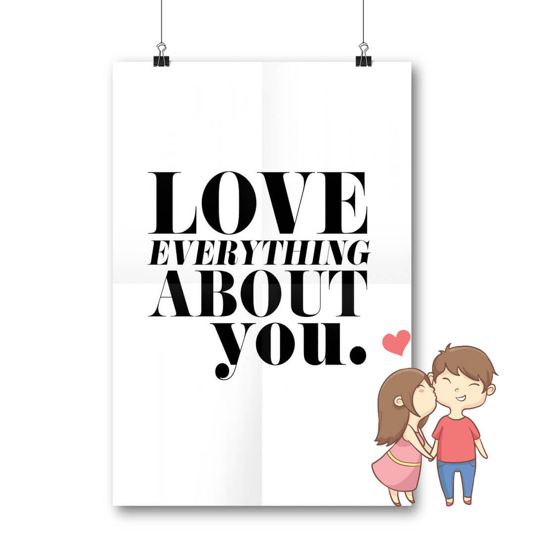 Plakat Love everything about You