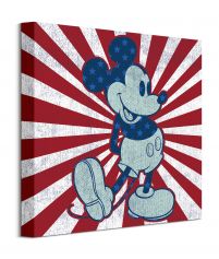 Mickey Mouse Starburst - obraz na płótnie 40x40 cm